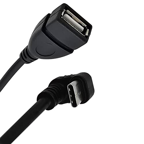 Amazon.co.jp: USB メス to Type Cオス ケーブル30CM【2本入り】180度